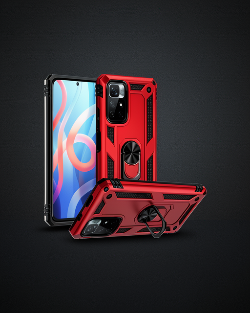 Xiaomi Redmi Note 11T Kılıf Sofya Yüzüklü Silikon - Gold