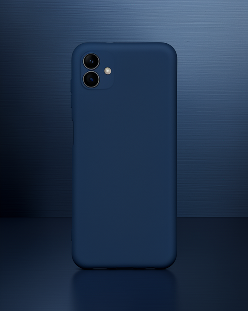 Samsung Galaxy A04E Kılıf Nano İçi Kadife Silikon - Lacivert