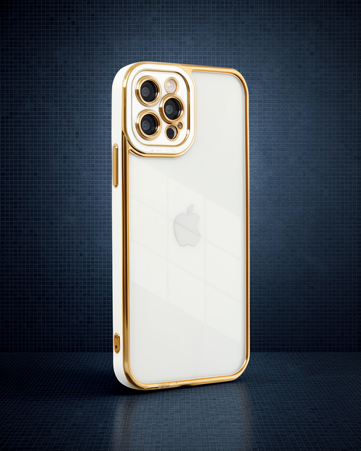 iPhone 12 Pro Kılıf Liva Lens Silikon - Beyaz