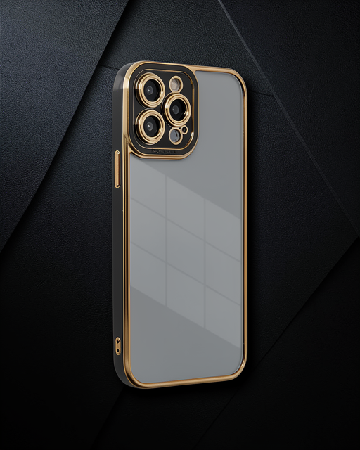 iPhone 13 Pro Kılıf Liva Lens Silikon - Siyah