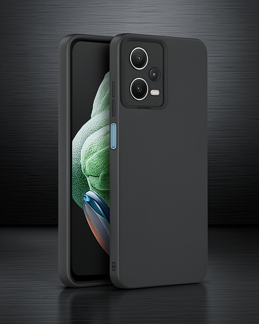 Xiaomi Redmi Note 12 Pro 5G Kılıf Nano İçi Kadife Silikon - Siyah