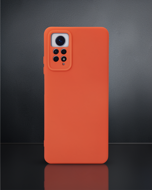 Xiaomi Redmi Note 12 Pro 4G - Kılıf - Nano İçi Kadife Silikon - Turuncu