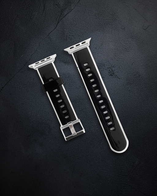 Apple Watch 38mm Jelly Silikon Kordon (saat Değildir) - Siyah