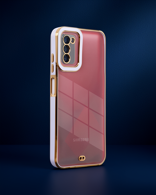 Samsung Galaxy A03S Kılıf Liva Lens Silikon - Lila