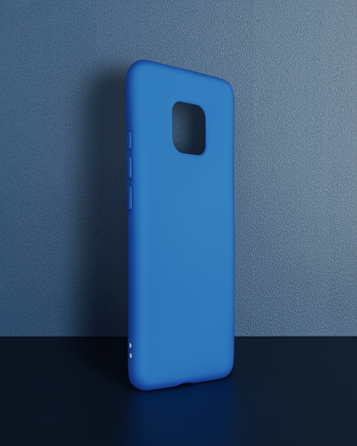 Huawei Mate 20 Pro Kılıf First Silikon - Mavi