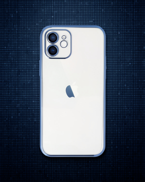 iPhone 12 Kılıf Razer Lensli Silikon - Açık Mavi