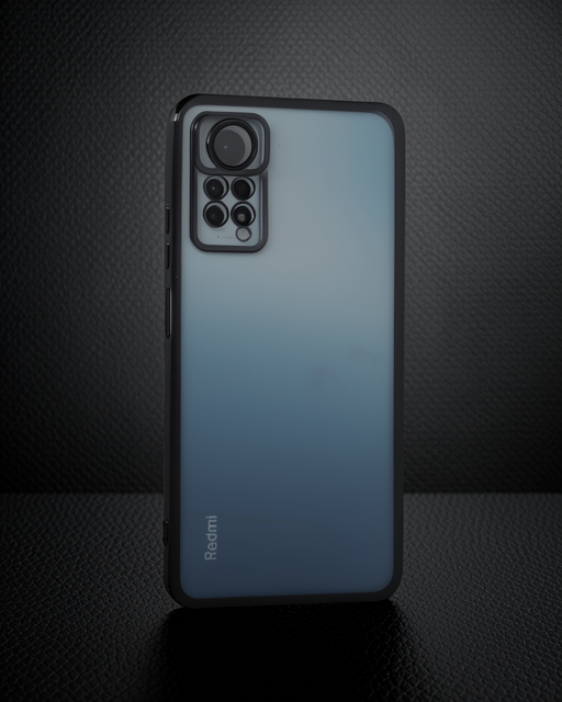 Xiaomi Redmi Note 12 Pro 4G Kılıf Razer Lensli Silikon - Siyah