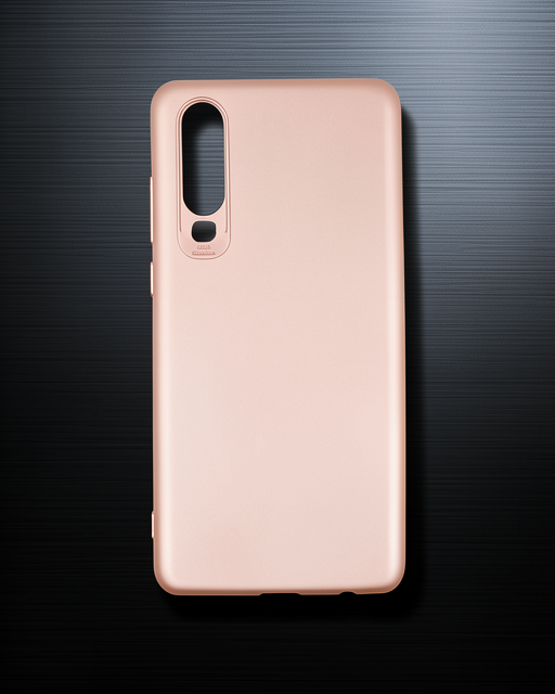 Huawei P30 Kılıf - First Silikon - Rose Gold