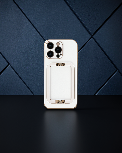 iPhone 14 Pro Max Kılıf Coco Elit Kapak - Beyaz