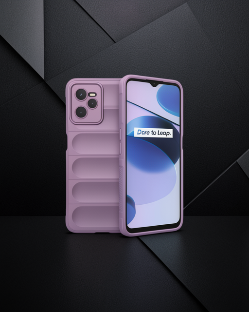Realme C35 Kılıf Optimum Silikon - Mor