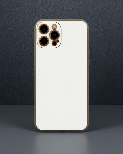 iPhone 12 Pro Kılıf Coco Deri Silikon Kapak - Beyaz
