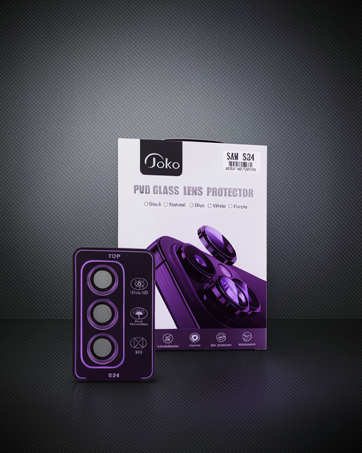 Samsung Galaxy S24 - Kamera Lens Koruyucu - Joko Pvd Metal - Derin Mor