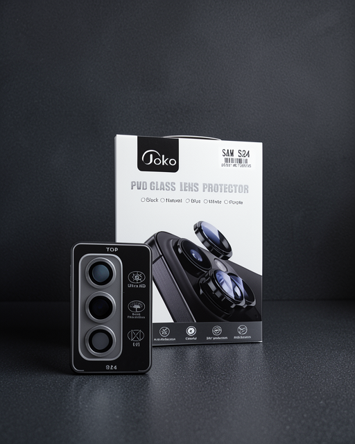 Joko Samsung Galaxy S24 Pvd Metal Kamera Lens Koruyucu - Titan Gri