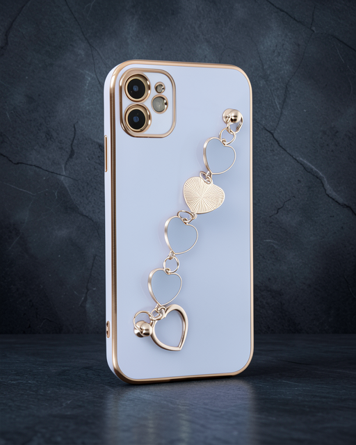 iPhone 12 Kılıf Esila Silikon - Lila