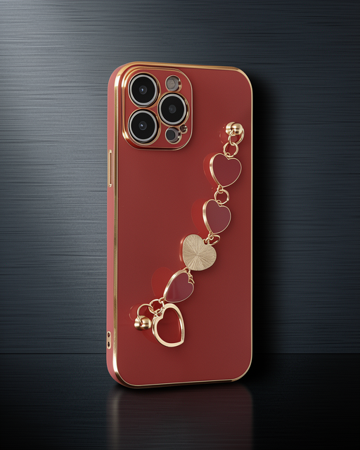iPhone 13 Pro Kılıf Esila Silikon - Kırmızı