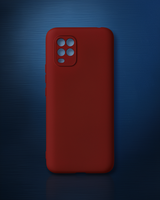 Xiaomi Mi 10 Lite Kılıf - First Silikon - Bordo