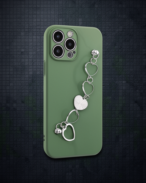 iPhone 13 Pro Kılıf Esila Silikon - Su Yeşili