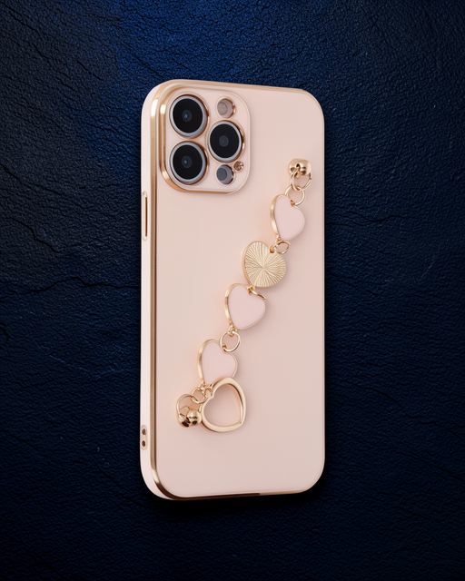 iPhone 13 Pro Max Kılıf Esila Silikon - Pudra