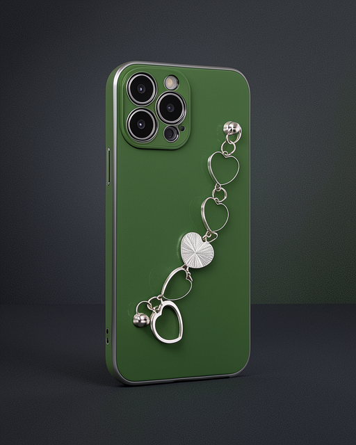 iPhone 13 Pro Max Kılıf Esila Silikon - Su Yeşili
