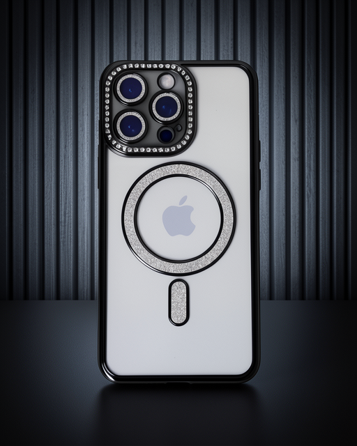 iPhone 14 Pro - Kılıf - Joke Simli Magneticsafe - Siyah