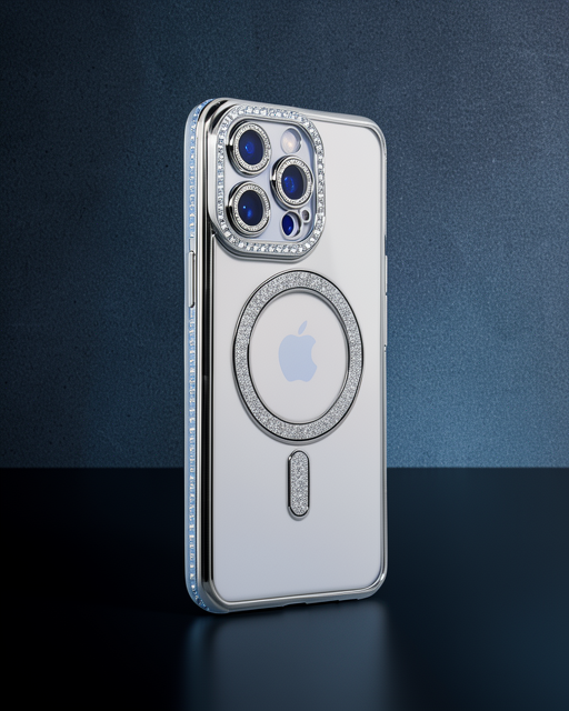 iPhone 14 Pro - Kılıf - Joke Simli Magneticsafe - Gümüş