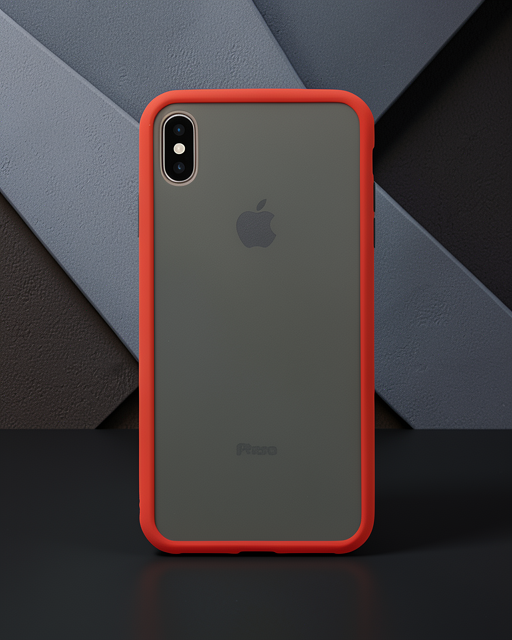 iPhone XS Max Kılıf Montreal Silikon Kapak - Kırmızı
