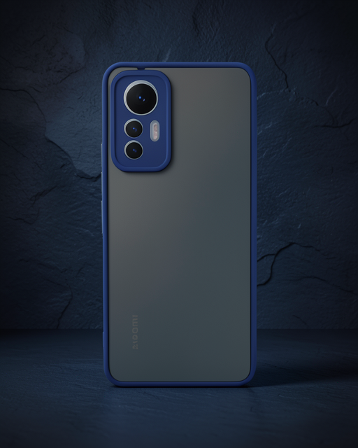 Xiaomi Mi 12 Lite Kılıf - Montreal Silikon Kapak - Lacivert