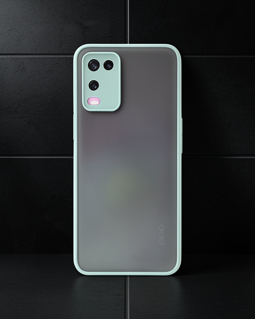 Oppo A54 4G Kılıf - Montreal Silikon Kapak - Turkuaz
