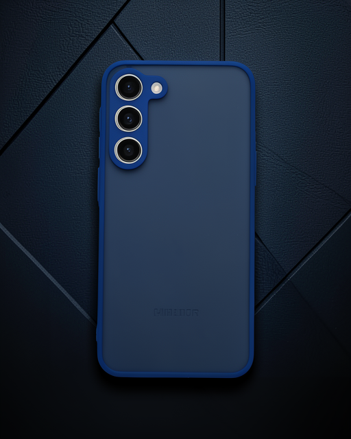 Samsung Galaxy S23 Plus Kılıf - Montreal Silikon Kapak - Lacivert