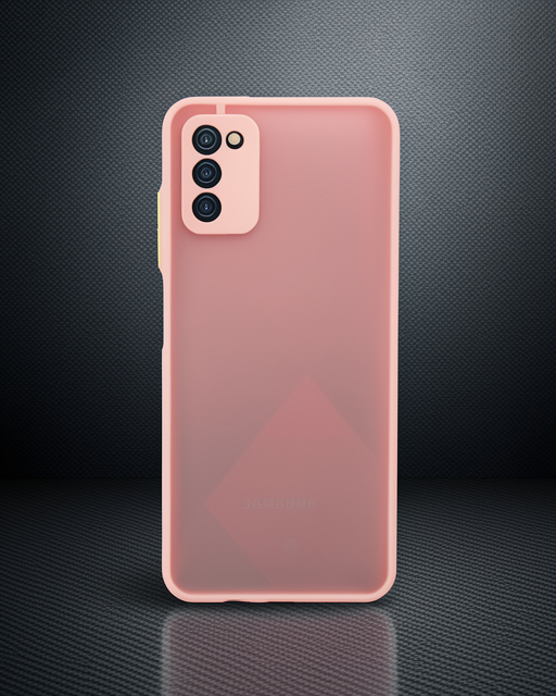 Samsung Galaxy A03S Kılıf Montreal Silikon Kapak - Pembe