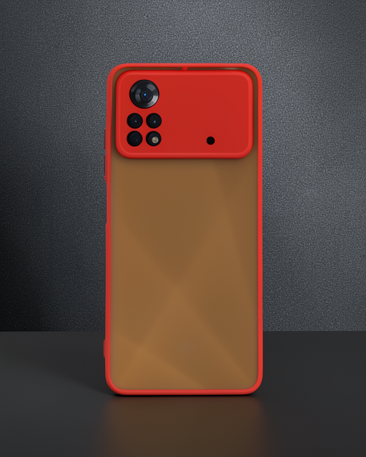 Xiaomi Poco X4 Pro 5G Kılıf - Montreal Silikon Kapak - Kırmızı