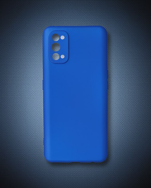 Realme 7 Pro Kılıf First Silikon - Mavi