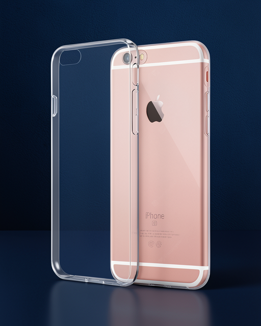iPhone 6 Kılıf Lüx Şeffaf Silikon - Şeffaf