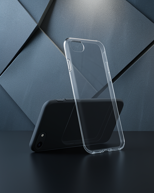 iPhone 7 Kılıf Lüx Şeffaf Silikon - Şeffaf
