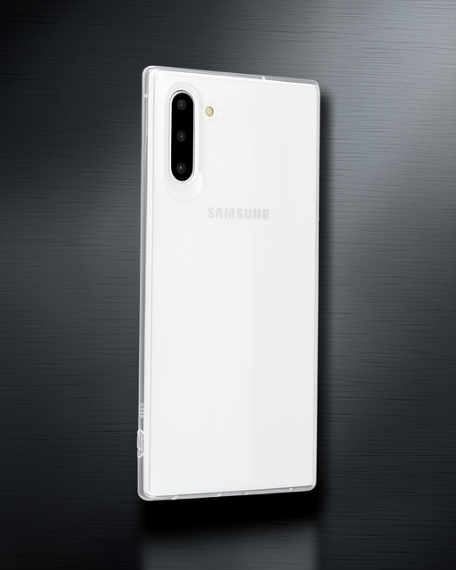 Samsung Galaxy Note 10 Kılıf Lüx Şeffaf Silikon - Şeffaf