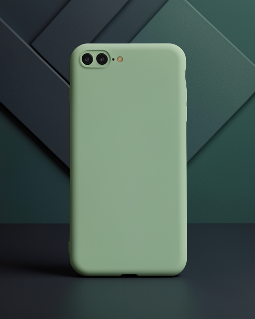 iPhone 7 Plus Kılıf First Silikon - Açık Yeşil