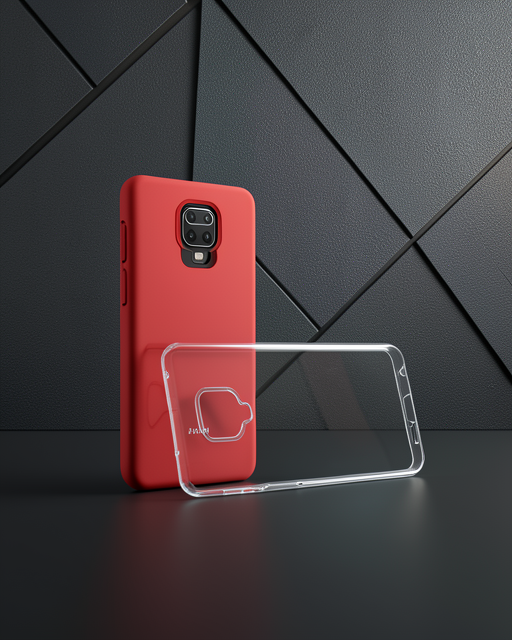 Xiaomi Redmi Note 9 Pro Kılıf Lüx Şeffaf Silikon - Şeffaf