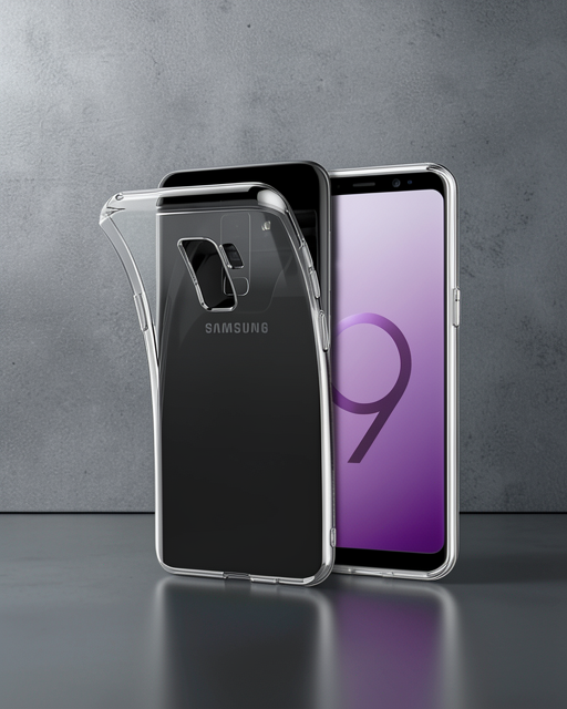 Samsung Galaxy S9 Kılıf Lüx Şeffaf Silikon - Şeffaf