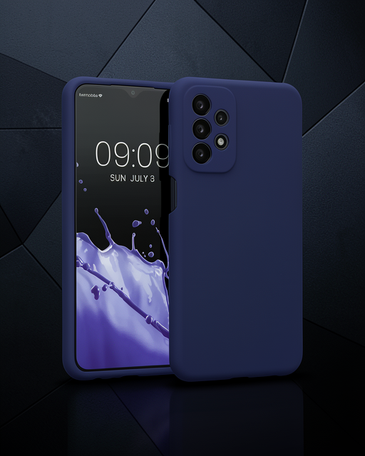 Samsung Galaxy A23 4G Kılıf First Silikon - Lacivert