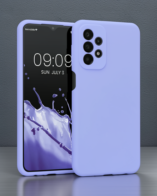 Samsung Galaxy A23 4G Kılıf First Silikon - Lila