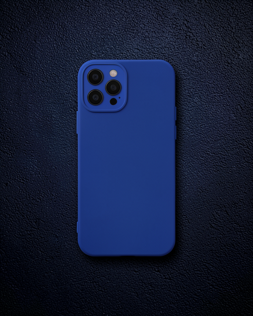 iPhone 12 Pro Kılıf Lansman Glass Kapak - Sky Blue