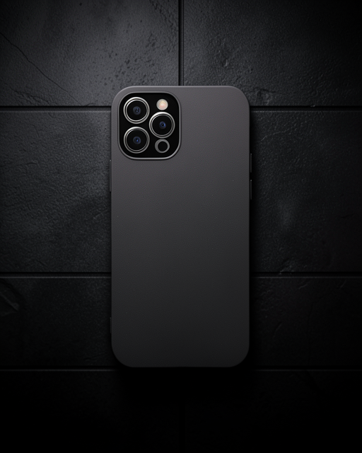 iPhone 12 Pro Max Kılıf Lansman Glass Kapak - Siyah