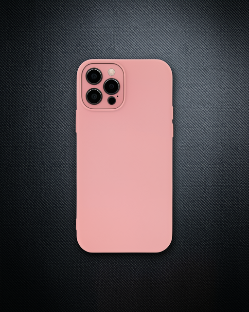 iPhone 12 Pro Max Kılıf - Lansman Glass Kapak - Pembe