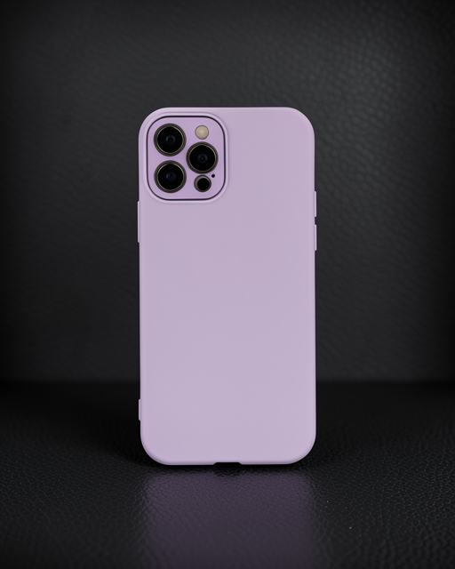 iPhone 12 Pro Max Kılıf Lansman Glass Kapak - Lila