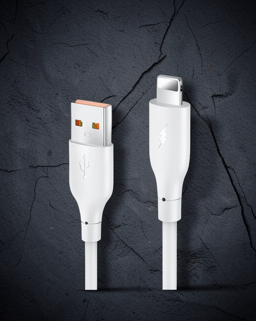 DC64 USB to Lightning 1m 3.0A Hızlı Şarj Kablo - Beyaz