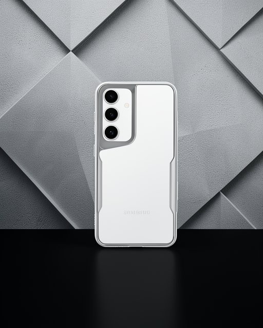 Samsung Galaxy A35 5G Kılıf - Boyi Silikon Kapak - Gümüş