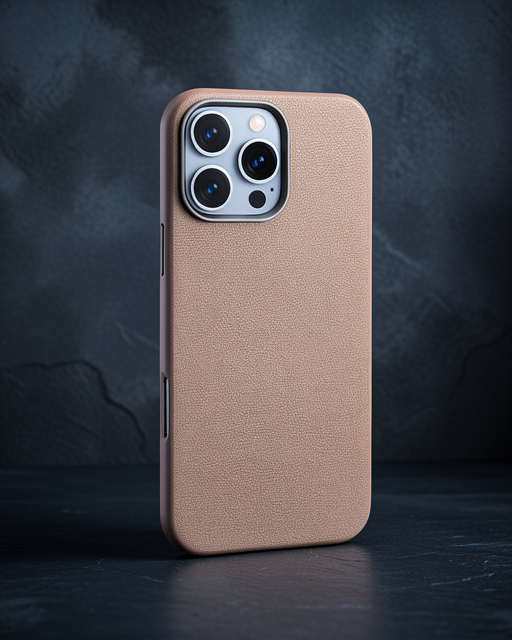 iPhone 16 Pro Max - Joko Wonder Deri Magsafe Kapak - Bronz