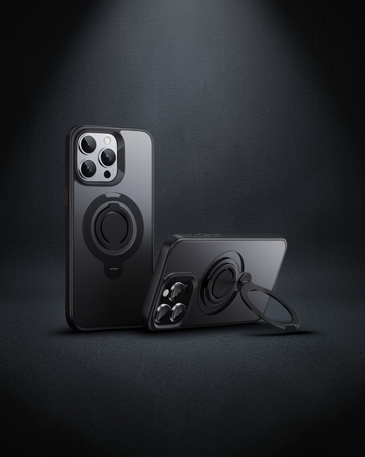 iPhone 15 Pro Max - Joko Avatar 360 Dönen Magsafe Kılıf - Siyah