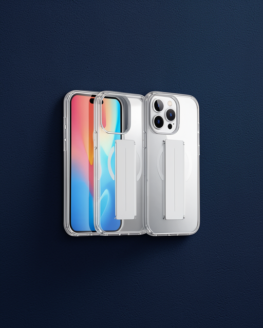 Joko Apple iPhone 14 Pro Max Kılıf Alfa Magsafe Standlı - Şeffaf