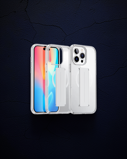 Joko iPhone 15 Pro Max Kılıf Alfa Magsafe Standlı - Şeffaf